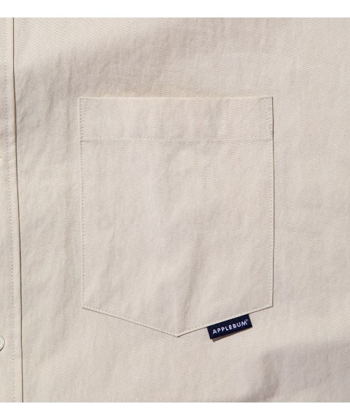 APPLEBUM(アップルバム)の「Oversize Shirt Jacket(シャツ/ブラウス・メンズ・ベージュ/グリーン/ネイビー・MEDIUM/LARGE/X-LARGE)」の8枚目の写真