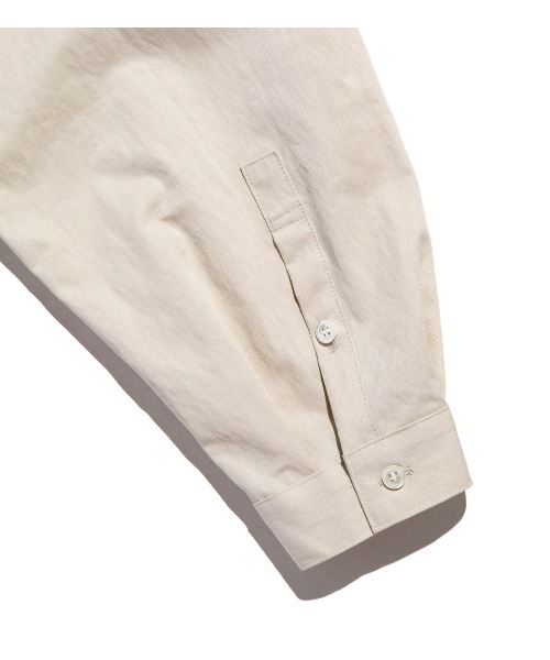 APPLEBUM(アップルバム)の「Oversize Shirt Jacket(シャツ/ブラウス・メンズ・ベージュ/グリーン/ネイビー・MEDIUM/LARGE/X-LARGE)」の9枚目の写真