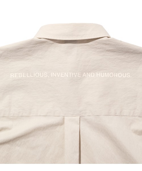 APPLEBUM(アップルバム)の「Oversize Shirt Jacket(シャツ/ブラウス・メンズ・ベージュ/グリーン/ネイビー・MEDIUM/LARGE/X-LARGE)」の10枚目の写真