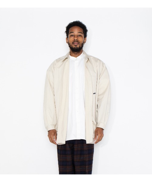 APPLEBUM(アップルバム)の「Oversize Shirt Jacket(シャツ/ブラウス・メンズ・ベージュ/グリーン/ネイビー・MEDIUM/LARGE/X-LARGE)」の15枚目の写真