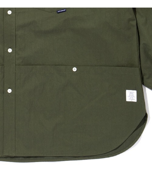 APPLEBUM(アップルバム)の「Oversize Shirt Jacket(シャツ/ブラウス・メンズ・ベージュ/グリーン/ネイビー・MEDIUM/LARGE/X-LARGE)」の18枚目の写真