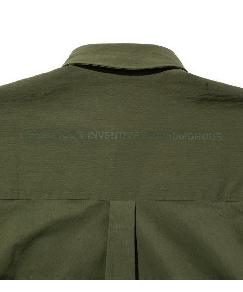 APPLEBUM(アップルバム)の「Oversize Shirt Jacket(シャツ/ブラウス・メンズ・ベージュ/グリーン/ネイビー・MEDIUM/LARGE/X-LARGE)」の21枚目の写真