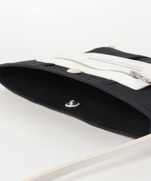 beautiful people（ビューティフルピープル）の「beautiful people lining logo pocket mini shoulder bag 7225611967（ショルダーバッグ・レディース・バーガンディー/グレー/ブラック/オフホワイト/ブルー・FREE）」の16枚目の写真