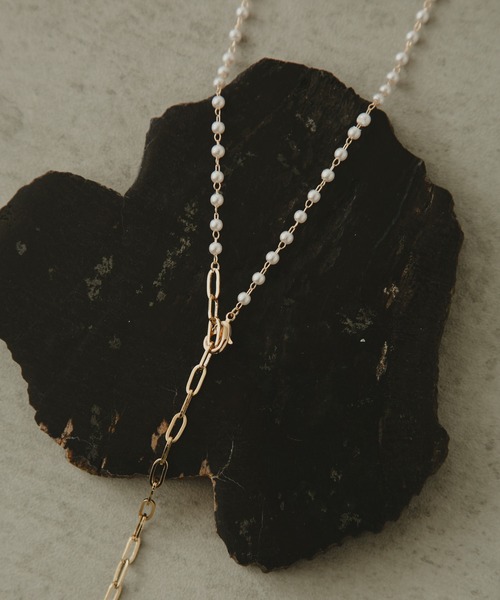 COLOR TOKYO ACCESSORIES(カラートウキョウアクセサリー)の「パール+チェーンコインロザリオネックレス(ネックレス・レディース・Silver/GOLD ・FREE)」の11枚目の写真