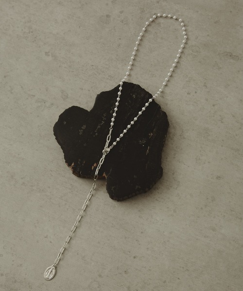 COLOR TOKYO ACCESSORIES(カラートウキョウアクセサリー)の「パール+チェーンコインロザリオネックレス(ネックレス・レディース・Silver/GOLD ・FREE)」の13枚目の写真