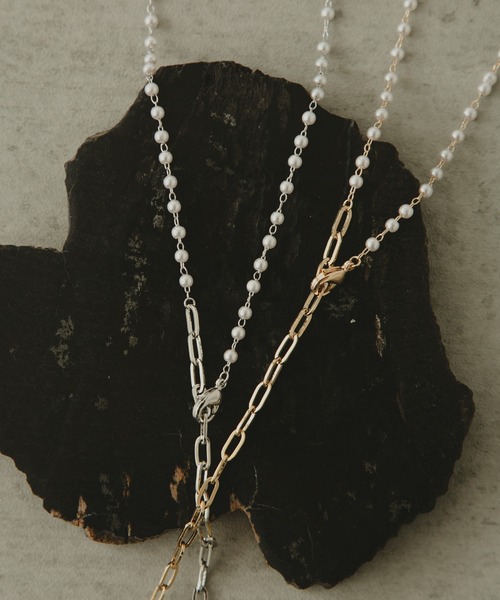 COLOR TOKYO ACCESSORIES(カラートウキョウアクセサリー)の「パール+チェーンコインロザリオネックレス(ネックレス・レディース・Silver/GOLD ・FREE)」の19枚目の写真