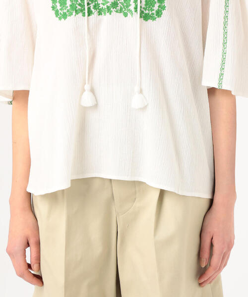 SOULEIADO（ソレイアード）の「EMBROIDERY ボリュームスリーブ
