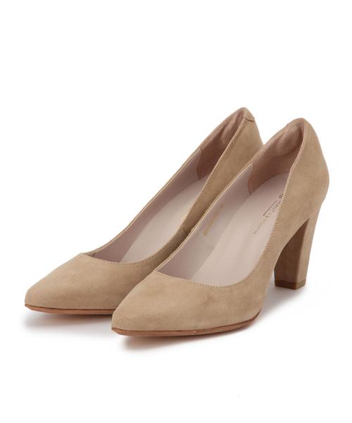 BEAUTY&YOUTH UNITED ARROWS(ビューティーアンドユースユナイテッドアローズ)の「BYSF スウェード ポインテッドトゥパンプス 7.5◆(パンプス・レディース・ブラック/ナチュラル/ネイビー/ライトピンク・37/36/36h/37h/35h/38)」の2枚目の写真