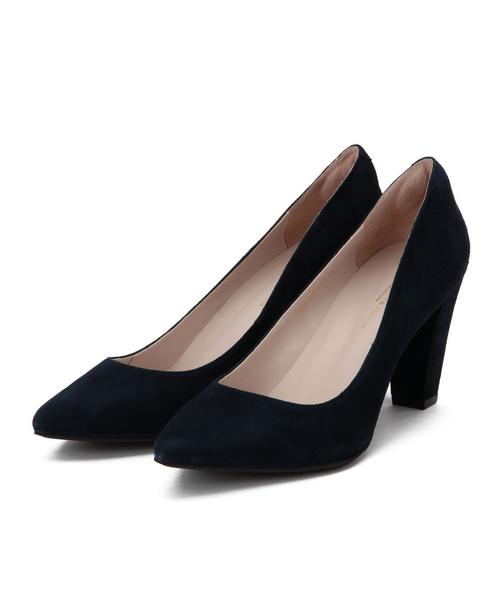 BEAUTY&YOUTH UNITED ARROWS(ビューティーアンドユースユナイテッドアローズ)の「BYSF スウェード ポインテッドトゥパンプス 7.5◆(パンプス・レディース・ブラック/ナチュラル/ネイビー/ライトピンク・37/36/36h/37h/35h/38)」の3枚目の写真