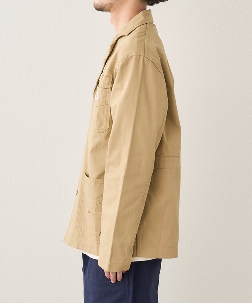 GEVACO（ゲバコ）の「【なにわ男子 大橋和也さん着用】【GEVACO / ゲバコ】ヘリンボンユーロワークジャケット（カバーオール・メンズ・ベージュ/ブルー・S/M/L）」の16枚目の写真