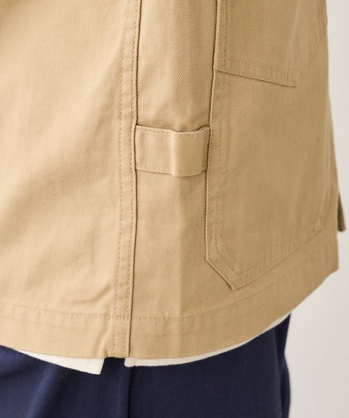 GEVACO（ゲバコ）の「【なにわ男子 大橋和也さん着用】【GEVACO / ゲバコ】ヘリンボンユーロワークジャケット（カバーオール・メンズ・ベージュ/ブルー・S/M/L）」の21枚目の写真