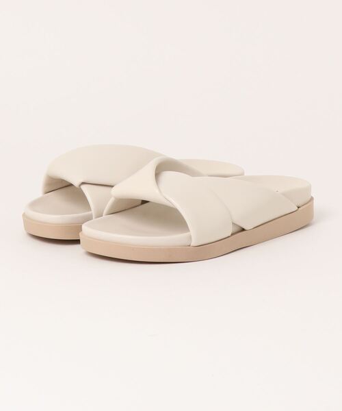 FABIO RUSCONI（ファビオルスコーニ）の「【FABIO RUSCONI】ラウンドトウフットベッドサンダル(F22106)（サンダル・レディース・オレンジ/ベージュ/ブラック/アイボリー・36/38/37/35/39）」の2枚目の写真