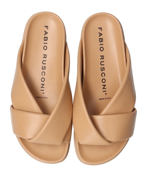 FABIO RUSCONI（ファビオルスコーニ）の「【FABIO RUSCONI】ラウンドトウフットベッドサンダル(F22106)（サンダル・レディース・オレンジ/ベージュ/ブラック/アイボリー・36/38/37/35/39）」の12枚目の写真