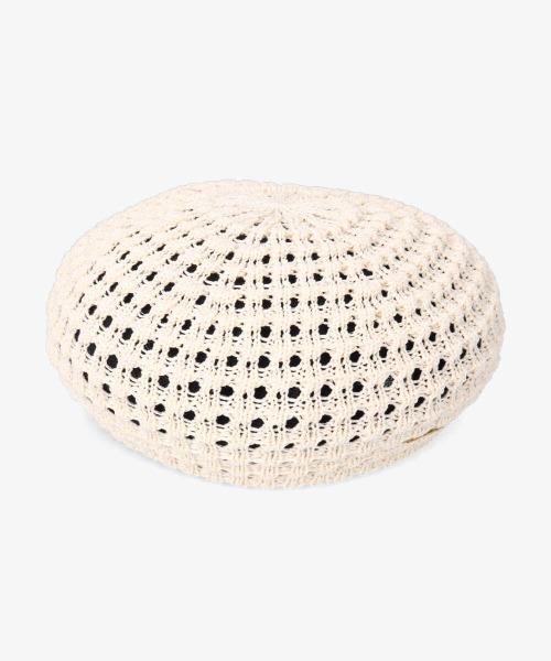 kaorinomori（カオリノモリ）の「カオリノモリ　コルベールベレー（ハンチング/ベレー帽・レディース・ホワイト/ブラック/ブラウン/ライトオレンジ系/グリーン・M/57.5cm）」の2枚目の写真