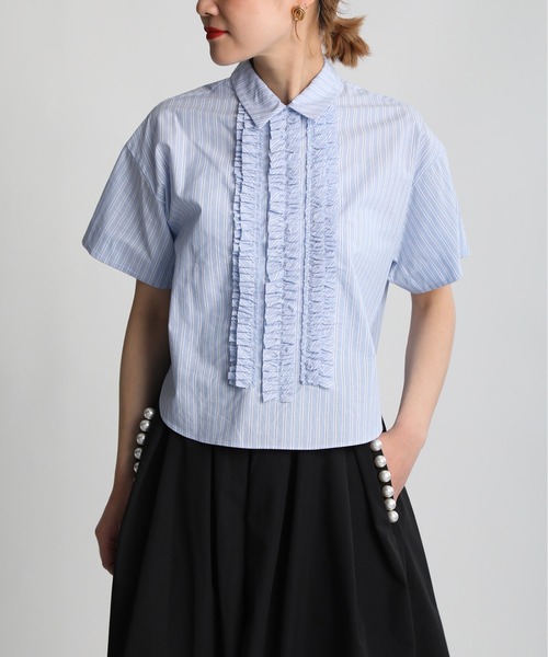 Thomas magpie トーマスマグパイ ストライプシャツ