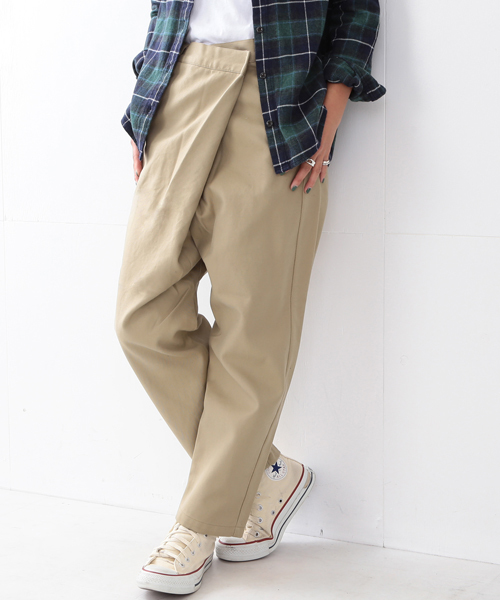 Ray BEAMS（レイビームス）の「RBS / アシンメトリーパンツ（その他パンツ・レディース・ベージュ/オリーブ/ネイビー・0/1）」の16枚目の写真