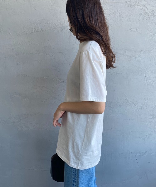 FRED PERRY（フレッドペリー）の「[FRED PERRY/フレッドペリー] ワンポイント刺繍 ロゴTシャツ（Tシャツ/カットソー・レディース・ホワイト/ブラック・S/M/L/XS）」の15枚目の写真