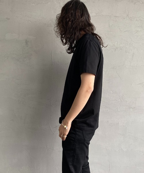FRED PERRY フレッドペリー Tシャツ 黒 M FRED PERRY フレッドペリー メンズクルーネックTシャツ M7707