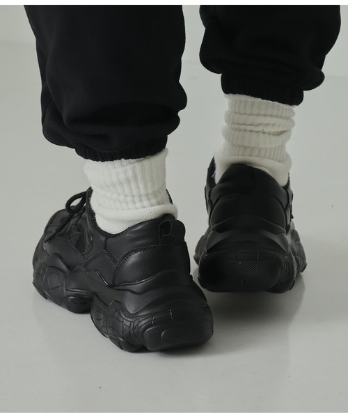 ANAP（アナップ）の「ダッドシューズ（スニーカー・レディース・ブラック/ホワイト/ベージュ・L/M/S）」の9枚目の写真