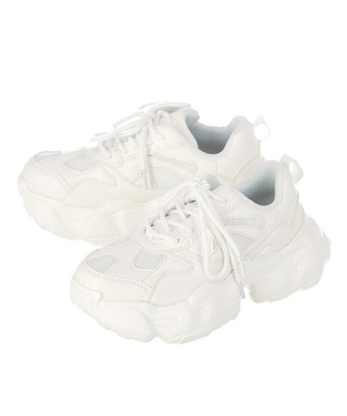 ANAP（アナップ）の「ダッドシューズ（スニーカー・レディース・ブラック/ホワイト/ベージュ・L/M/S）」の4枚目の写真