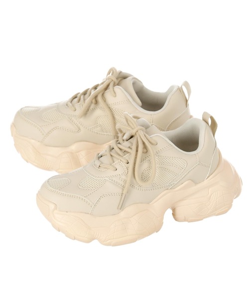 ANAP（アナップ）の「ダッドシューズ（スニーカー・レディース・ブラック/ホワイト/ベージュ・L/M/S）」の11枚目の写真