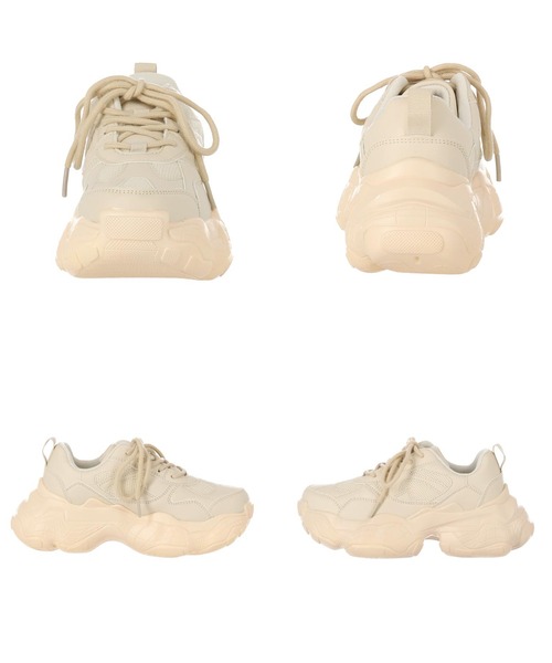 ANAP（アナップ）の「ダッドシューズ（スニーカー・レディース・ブラック/ホワイト/ベージュ・L/M/S）」の7枚目の写真