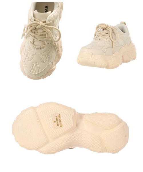 ANAP（アナップ）の「ダッドシューズ（スニーカー・レディース・ブラック/ホワイト/ベージュ・L/M/S）」の13枚目の写真