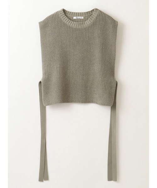 enchainement（アンシェヌマン）の「Short Rib Knit Vest