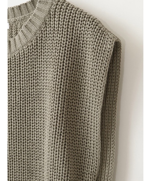 アンシェヌマン　ニットベスト ENCHAINEMENT / アンシェヌマン | 2022AW | Block Knit Vest