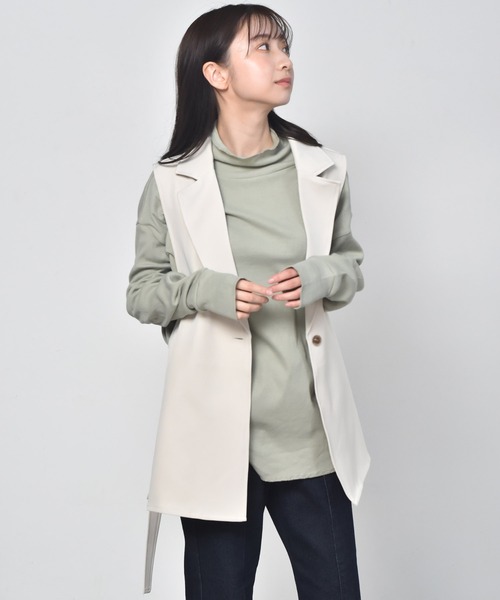 RETRO GIRL（レトロガール）の「サイドDカンベスト（ベスト・レディース・アイボリー/グリーン/ブラック・FREE）」の8枚目の写真