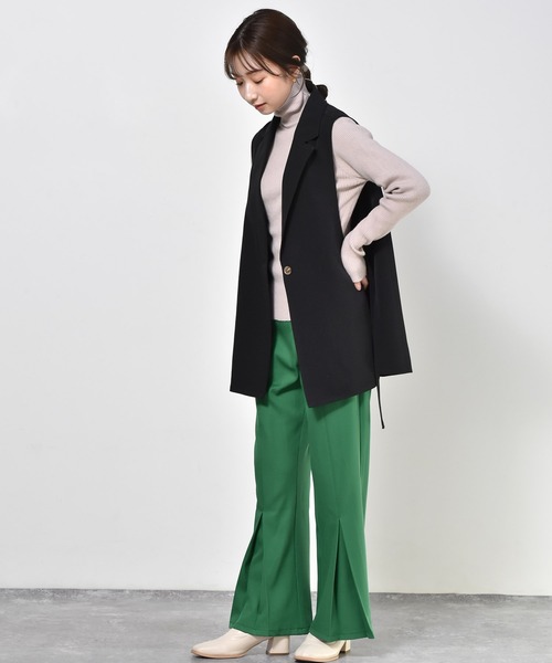 RETRO GIRL（レトロガール）の「サイドDカンベスト（ベスト・レディース・アイボリー/グリーン/ブラック・FREE）」の13枚目の写真