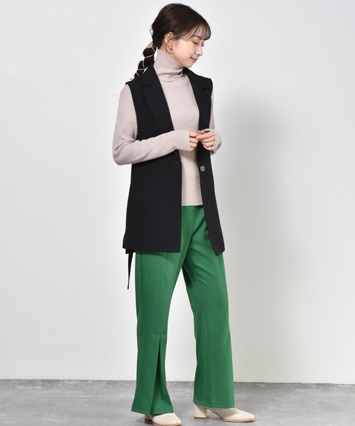 RETRO GIRL（レトロガール）の「サイドDカンベスト（ベスト・レディース・アイボリー/グリーン/ブラック・FREE）」の9枚目の写真