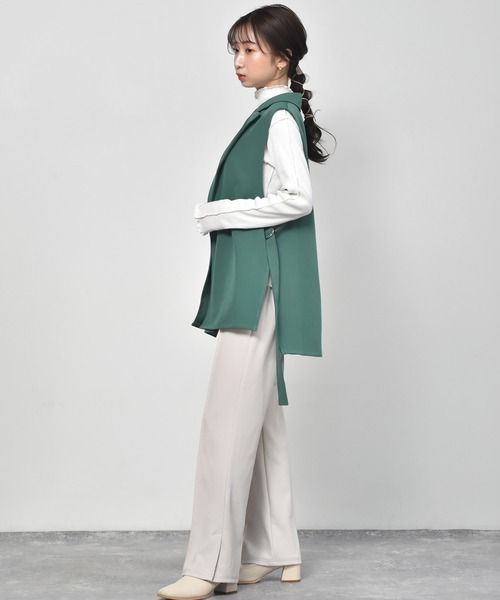 RETRO GIRL（レトロガール）の「サイドDカンベスト（ベスト・レディース・アイボリー/グリーン/ブラック・FREE）」の14枚目の写真