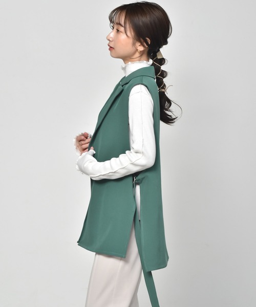 RETRO GIRL（レトロガール）の「サイドDカンベスト（ベスト・レディース・アイボリー/グリーン/ブラック・FREE）」の18枚目の写真