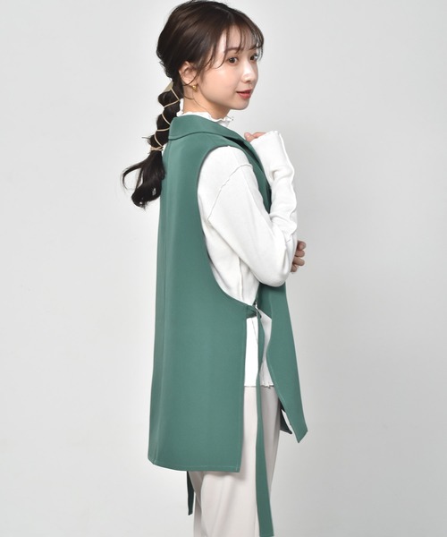 RETRO GIRL（レトロガール）の「サイドDカンベスト（ベスト・レディース・アイボリー/グリーン/ブラック・FREE）」の19枚目の写真