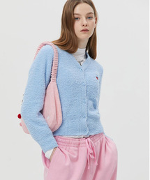 KIRSH SMALL CHERRY CROP CARDIGAN LS/キルシースモールチェリークロップドカーディガン