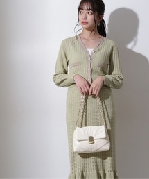 PROPORTION BODY DRESSING | ＜Ｅ＞バイカラーアイレットニットアップ / 1212147300(ワンピース)