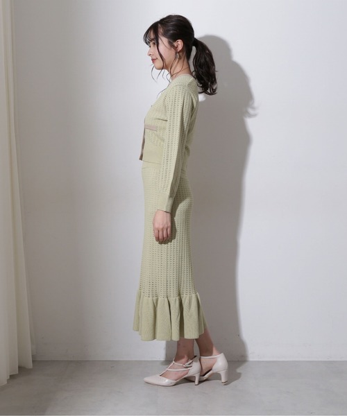 PROPORTION BODY DRESSING(プロポーションボディドレッシング)の「<E>バイカラーアイレットニットアップ / 1212147300(ワンピース・レディース・ブラック/イエロー系その他・SMALL/MEDIUM)」の16枚目の写真