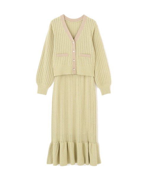 PROPORTION BODY DRESSING(プロポーションボディドレッシング)の「<E>バイカラーアイレットニットアップ / 1212147300(ワンピース・レディース・ブラック/イエロー系その他・SMALL/MEDIUM)」の17枚目の写真