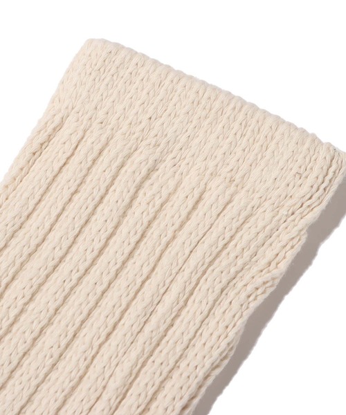 atmos pink（アトモスピンク）の「atmos pink ベーシックカラールーズソックス（ソックス/靴下・レディース・ナチュラル/チャコール・FREE）」の6枚目の写真