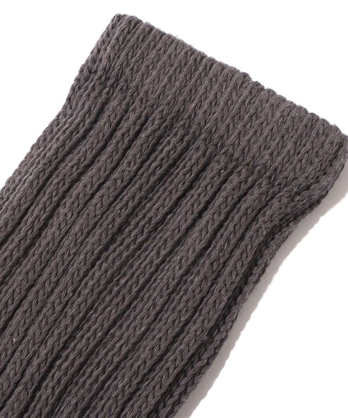 atmos pink（アトモスピンク）の「atmos pink ベーシックカラールーズソックス（ソックス/靴下・レディース・ナチュラル/チャコール・FREE）」の4枚目の写真