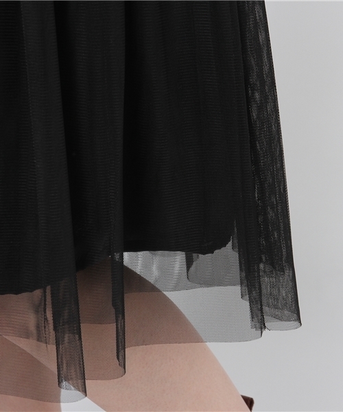 CIAOPANIC（チャオパニック）の「【Ciaopanic】チュールスカート（スカート・レディース・ホワイト/ブラック・FREE）」の8枚目の写真