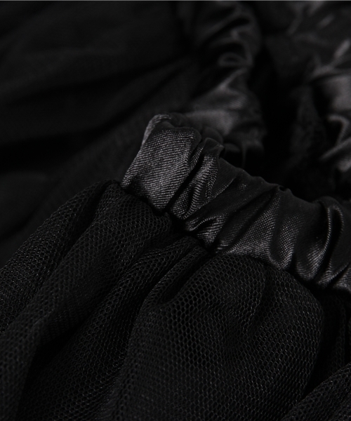 CIAOPANIC（チャオパニック）の「【Ciaopanic】チュールスカート（スカート・レディース・ホワイト/ブラック・FREE）」の10枚目の写真