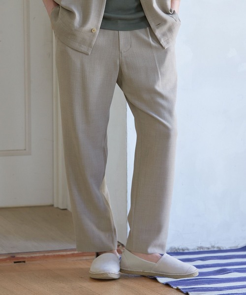 GLOBAL WORK（グローバルワーク）の「スズリライージーパンツ/261962（スラックス・メンズ・ネイビー/その他/ライトベージュ/グリーン/ダークブラウン・SMALL/MEDIUM/LARGE）」の3枚目の写真