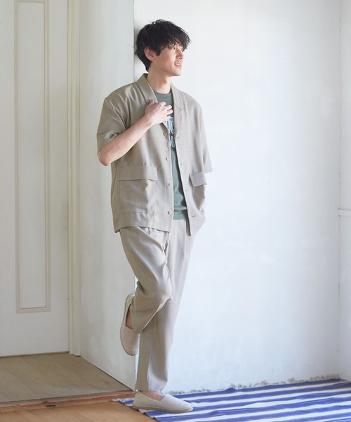 GLOBAL WORK（グローバルワーク）の「スズリライージーパンツ/261962（スラックス・メンズ・ネイビー/その他/ライトベージュ/グリーン/ダークブラウン・SMALL/MEDIUM/LARGE）」の18枚目の写真