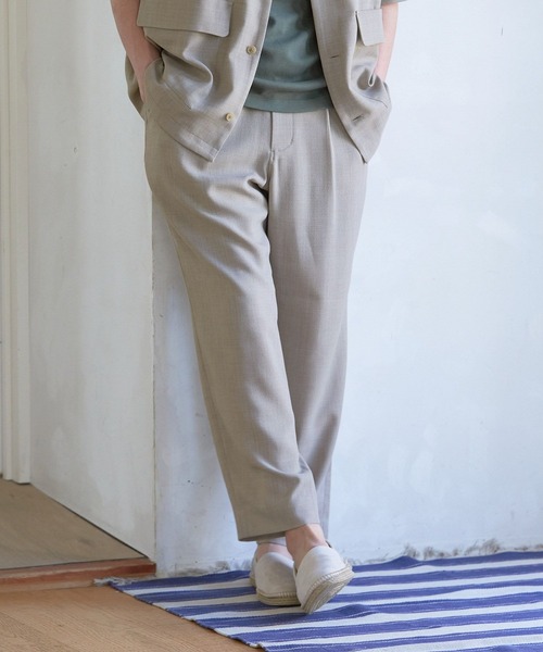 GLOBAL WORK（グローバルワーク）の「スズリライージーパンツ/261962（スラックス・メンズ・ネイビー/その他/ライトベージュ/グリーン/ダークブラウン・SMALL/MEDIUM/LARGE）」の19枚目の写真