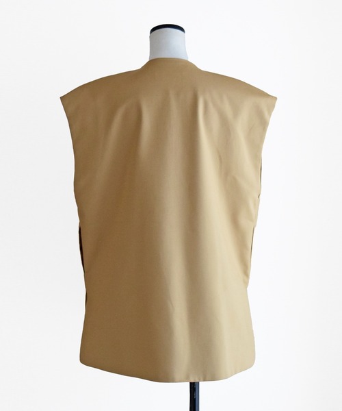 Marient（マリエント）の「ダブルヘムカラーレスジレ（ベスト・レディース・ブラック/ベージュ・FREE）」の17枚目の写真