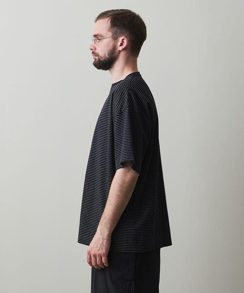 トップス Steven Alan WOOL BORDER SHORT SLEEVE TEE Steven Alan（スティーブンアラン）の「＜Steven Alan＞WOOL