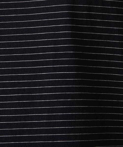 Steven Alan（スティーブンアラン）の「＜Steven Alan＞ SIRO BORDER SHORT SLEEVE TEE-LOOSE/Tシャツ（Tシャツ/カットソー・メンズ・ホワイト/ネイビー・S/M/L/XL）」の18枚目の写真