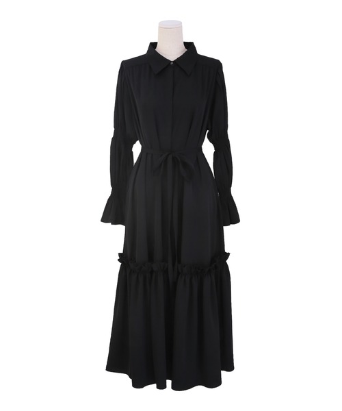 MIELI INVARIANT（ミエリインヴァリアント）の「Candy Sleeve Shirt Dress（ワンピース・レディース・ブラウン/ブラック・FREE）」の22枚目の写真